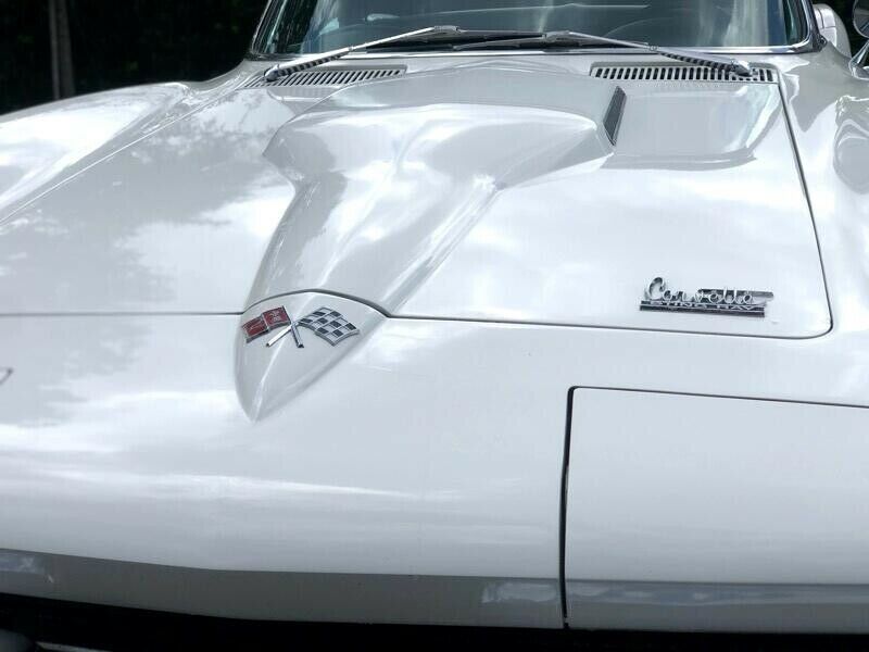 1965 chevrolet corvette stingray convertible 7,208 miles white classic car 327c