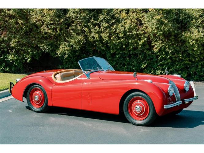 1952 jaguar xk120 in costa mesa, california