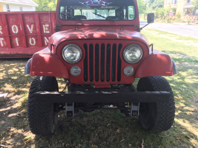 1985 jeep cj7 4" lift and 32's no reserve!!