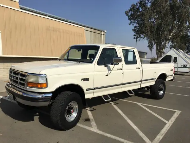 **more pics below** 1992 ford f350 crew cab 4x4 7.3 banks "powerstroke" diesel
