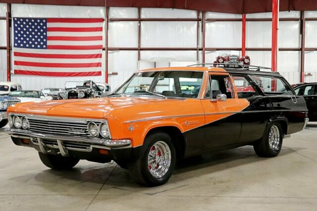 1966 chevrolet impala station wagon 10741 miles black/orange station wagon big b
