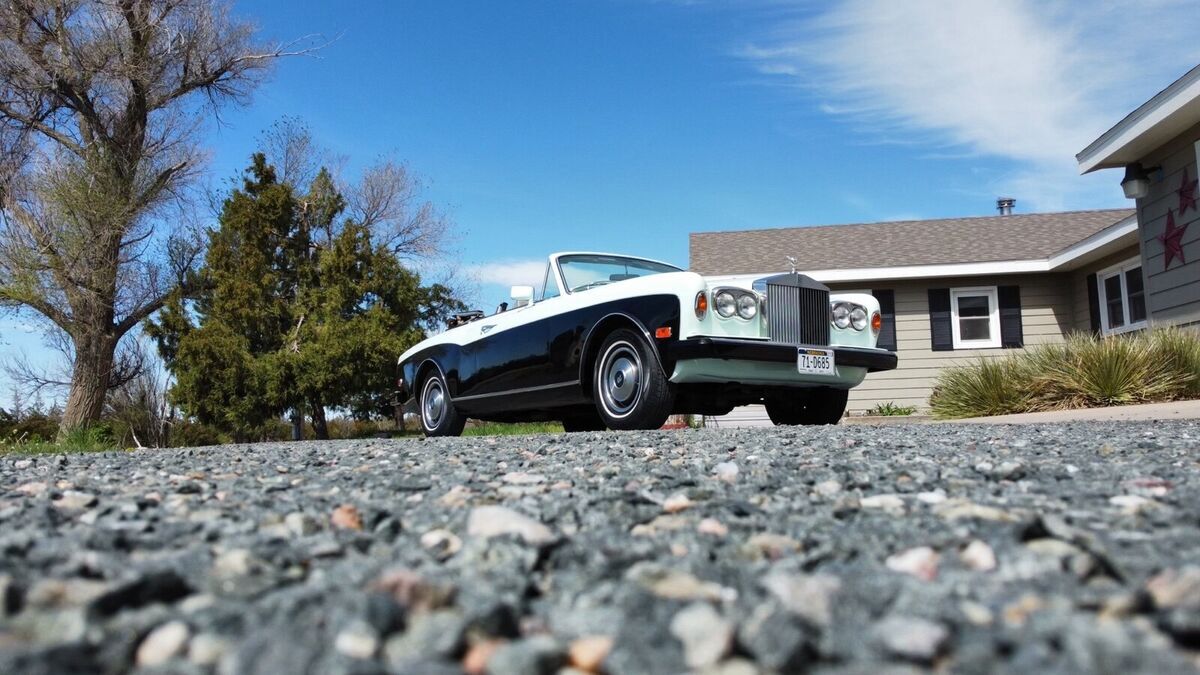 1985 rolls-royce corniche convertible green rwd automatic