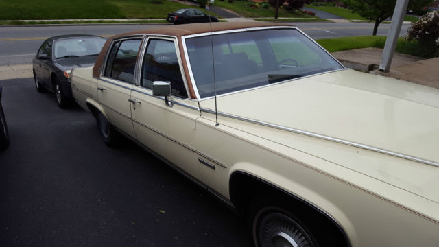 1983 cadillac fleetwood brougham sedan 4-door 4.1l parts car