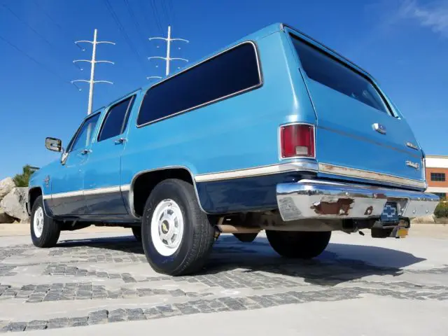 1984 chevy suburban rare 6.2l diesel one owner california truck barn find