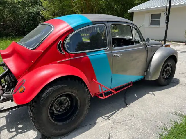 1972 volkswagen super beetle coupe grey rwd manual baja
