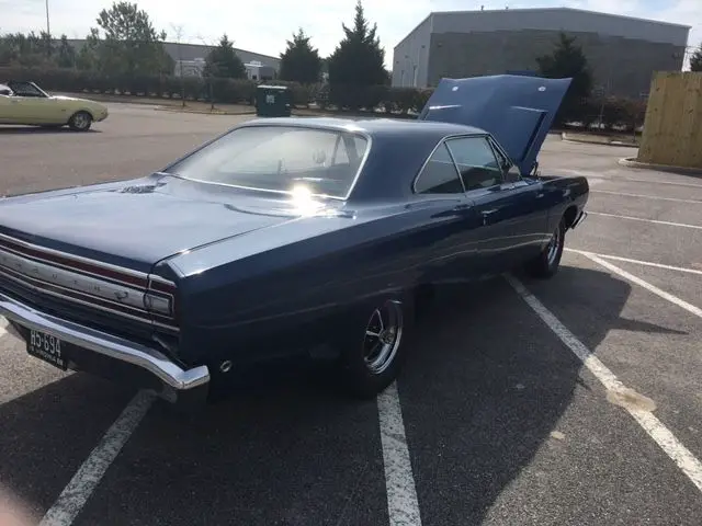 blue 1968 road runner with matching numbered motor
