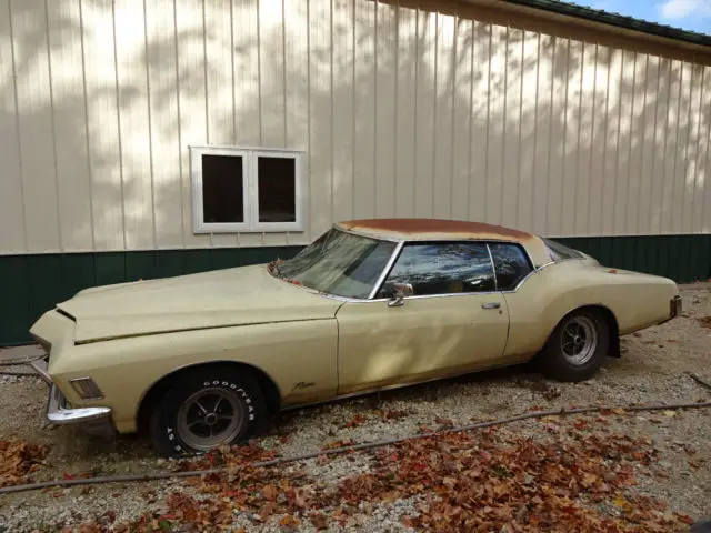 1971 buick riviera boat tail complete car needs restoration
