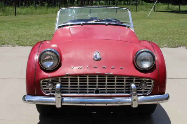 numbers matching 1959 tr3a with heritage certificate for restoration