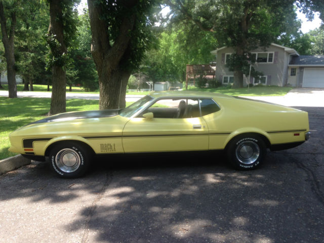 ford mustang 1971 mach 1 351c
