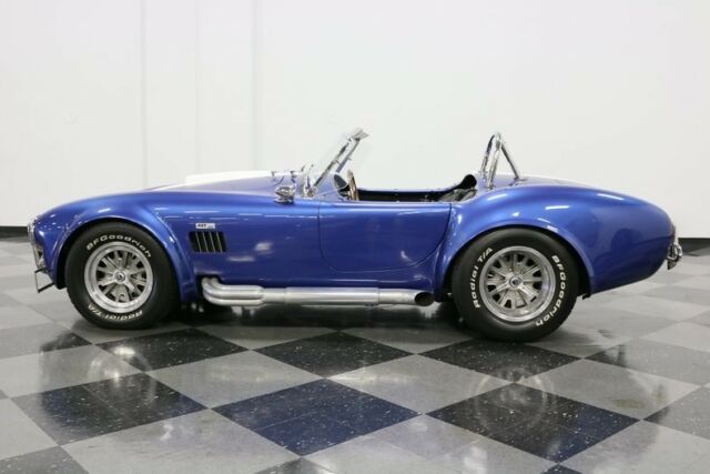 awesome superformance w/ 428 cobra jet v8, tremec 5 speed, guardsman blue, wow!