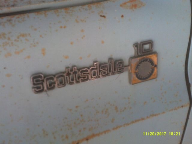 1977-chevrolet scottsdale-c-10-shortbed-pickup- one owner original-auto