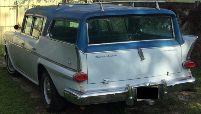 1958 amc rambler rebel super cross country station wagon