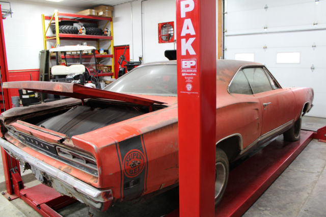 1969 1/2 dodge super bee six pack a12 car real deal 1 of 826 made!