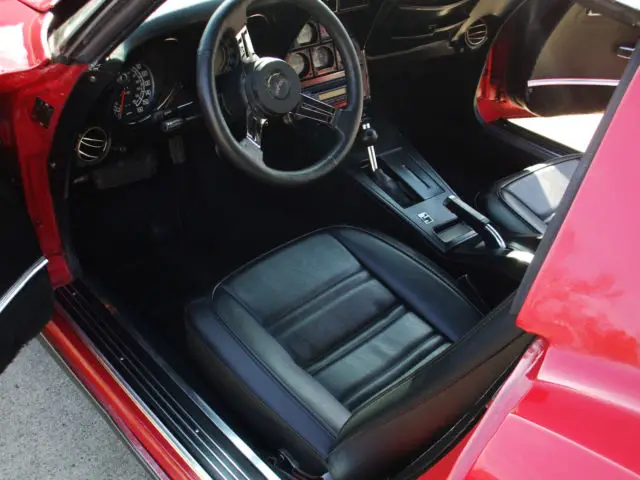 '77 red corvette "numbers matching" in "excellent condition"!