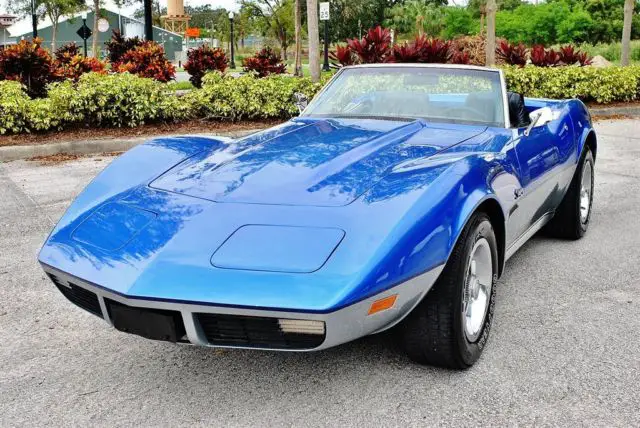 1974 chevrolet corvette convertible 4-speed 350 v8 runs & drives great