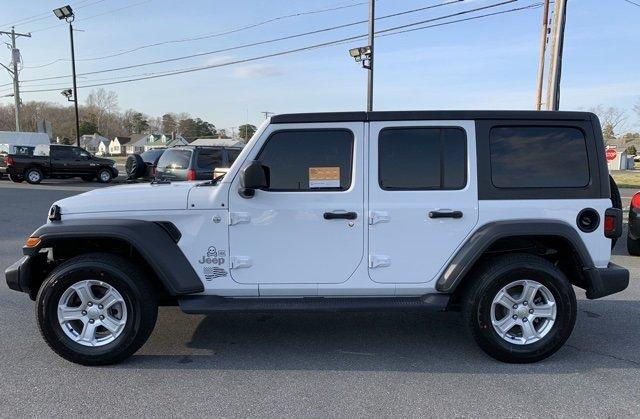 certified 2018 jeep wrangler 4wd unlimited sport millsboro, de 19966 for sale in long neck, delaware