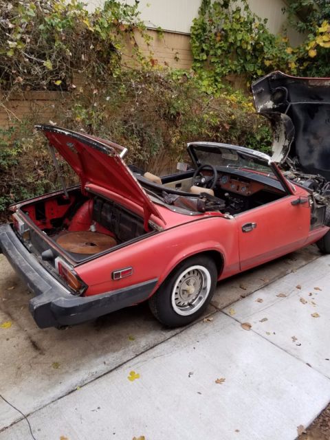 1980 triumph spitfire 1500 convertible