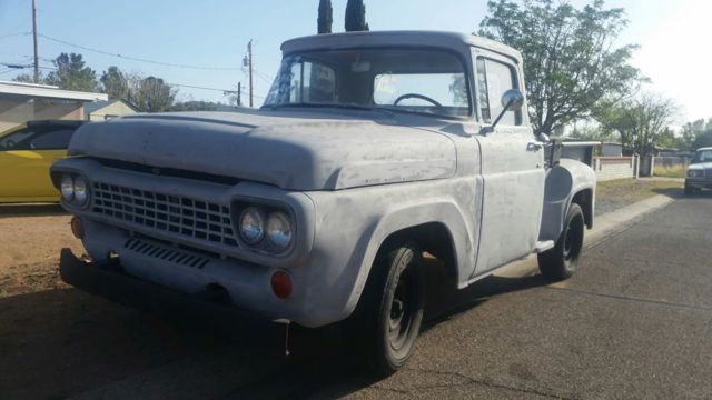 awesome 1957 ford f-100 custom s stepside pick-up truck v-8 3-speed manual