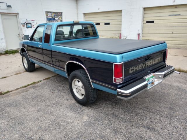 clean 1988 chevy s10 tahoe ext cab short box no rust garage stored