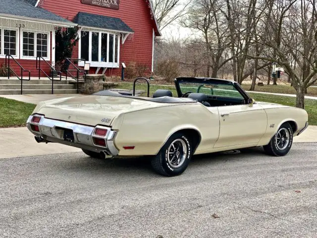 1971 oldsmobile 442 convertible all original 1 family owned! pure survivor!