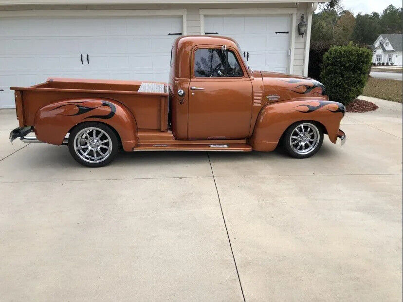 1951 gmc 3100 350 small block chevy 350 turbo 3sp custom paint