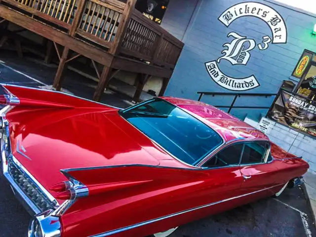 1959 cadillac deluxe coupe deville kustom lowered custom roof sail