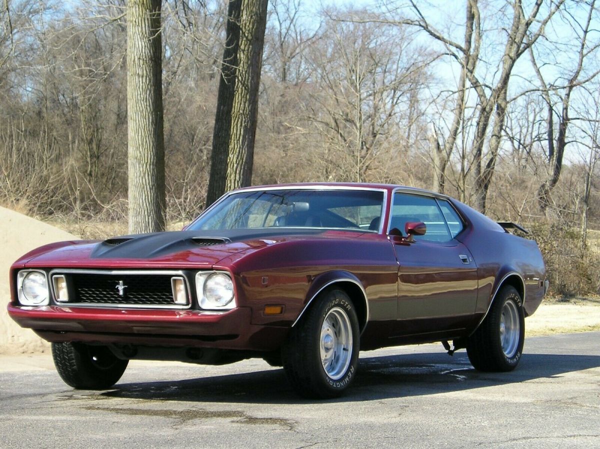 gorgeous 1973 ford mustang mach one! centerline mags! built block! rock solid!