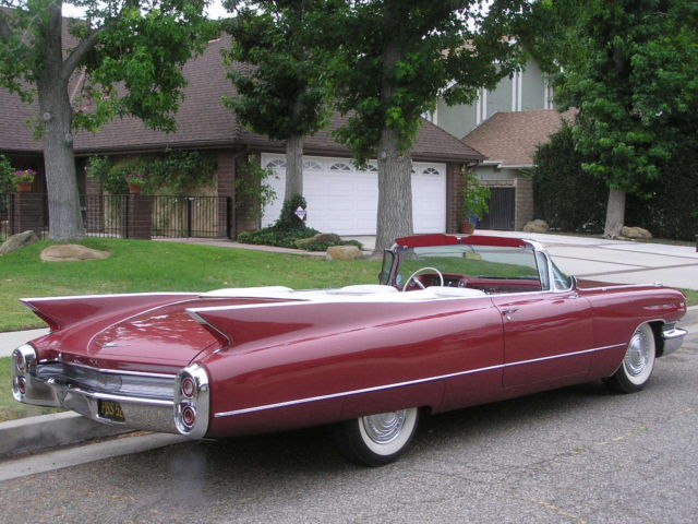 1960 cadillac series 62 convertible-survivor-de ville-garaged since new