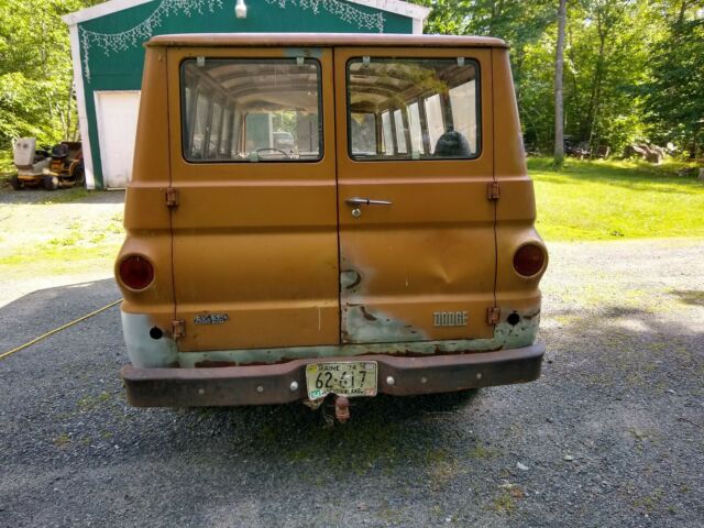 1969 dodge a108 window van with big block 440 727 trans 83/4 rear project