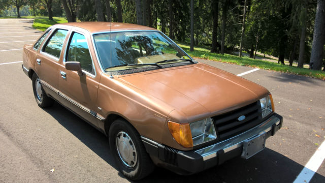 1984 ford tempo gl 2.0 diesel survivor - great shape - rare - 5 speed - turn key