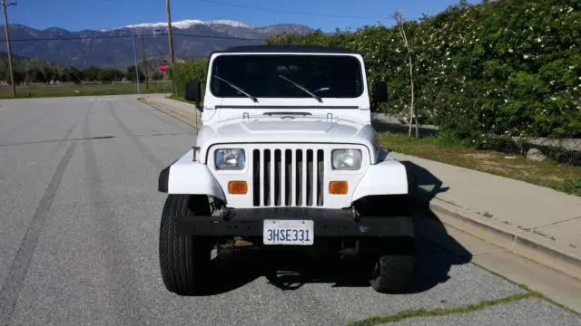 rustfree wrangler se yj 4.0l 4x4! california jeep!