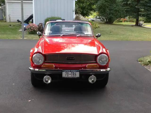 tr-6 1970 completely rebuilt car inside and out