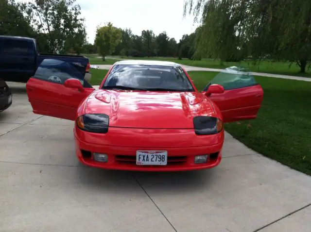 1992 dodge stealth r/t 3.0 twin turbo, red, 5 speed