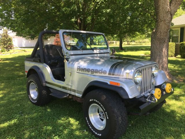 1979 jeep cj 5 silver anniversary