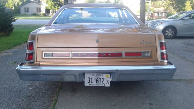 1979 mercury cougar sedan-37k original miles-barn find