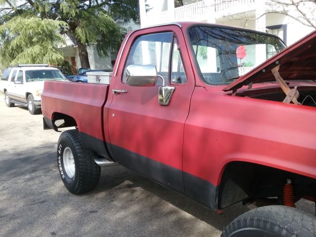 1986 chevy k10 4x4 fleetside