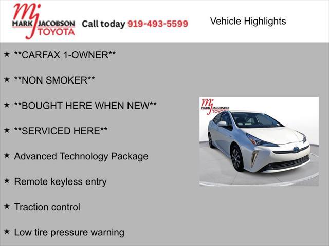 2019 toyota prius xle