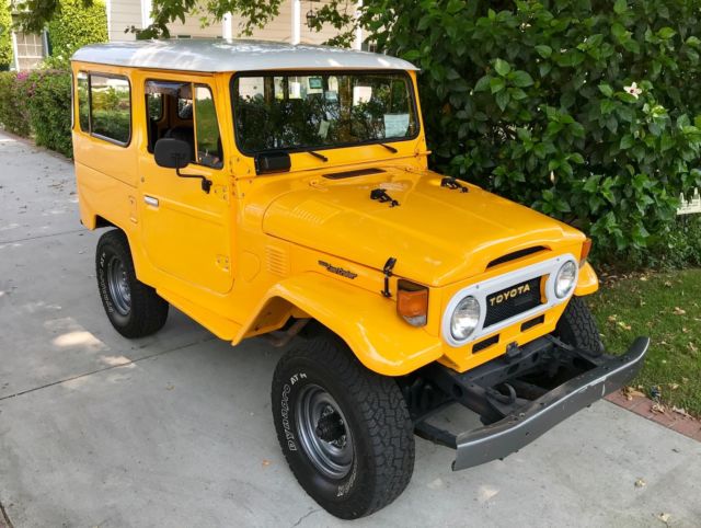 1978 toyota land cruiser bj40 diesel 3.0l 4cyl 4-spd manual restored