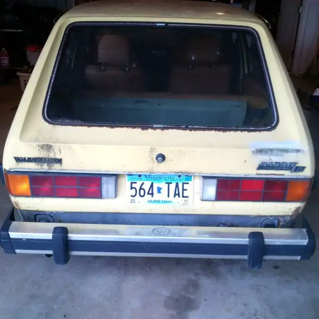 1981 vw rabbit ls diesel ls barn find low miles drives great emp proof