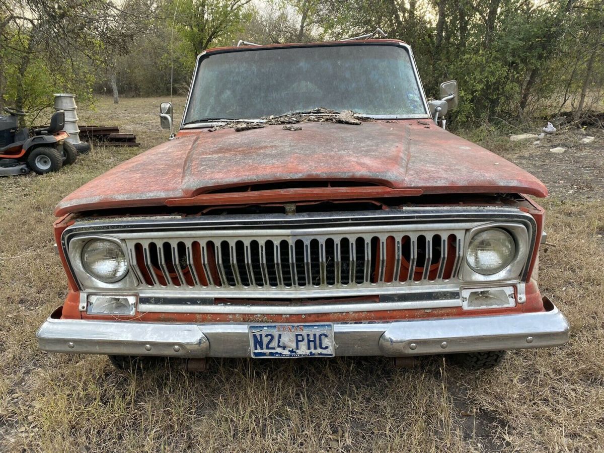 1977 jeep cherokee red 4wd automatic