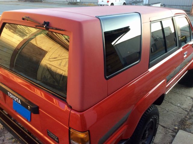 1986 toyota 4runner dlx 4x4 22re 5 speed low miles excellent condition pickup