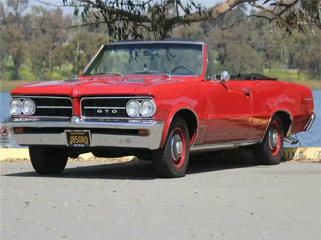 1964 pontiac gto 389 tri-power auto convertible true gto