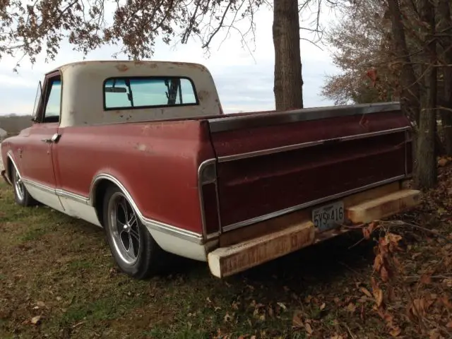 1967 c10 396 swb patina shop truck