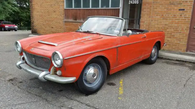 1962 fiat 1200 spider barn find **no reserve auction**