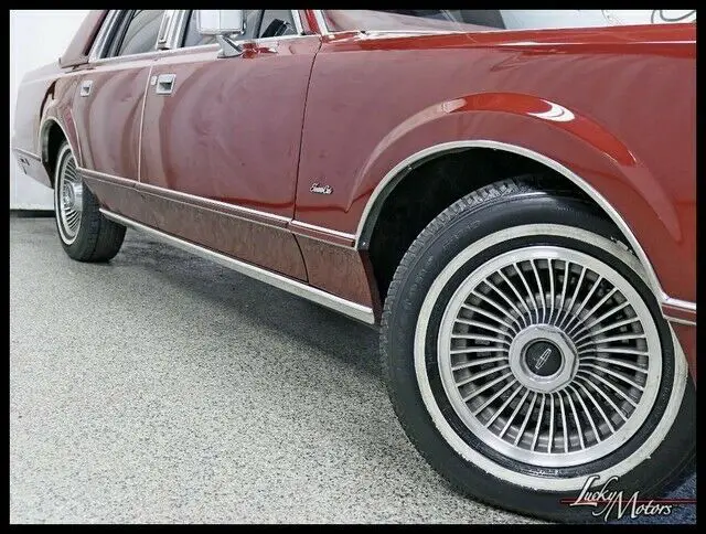 1985 lincoln town car 48,269 miles maroon 5.0l 8-cyl engine