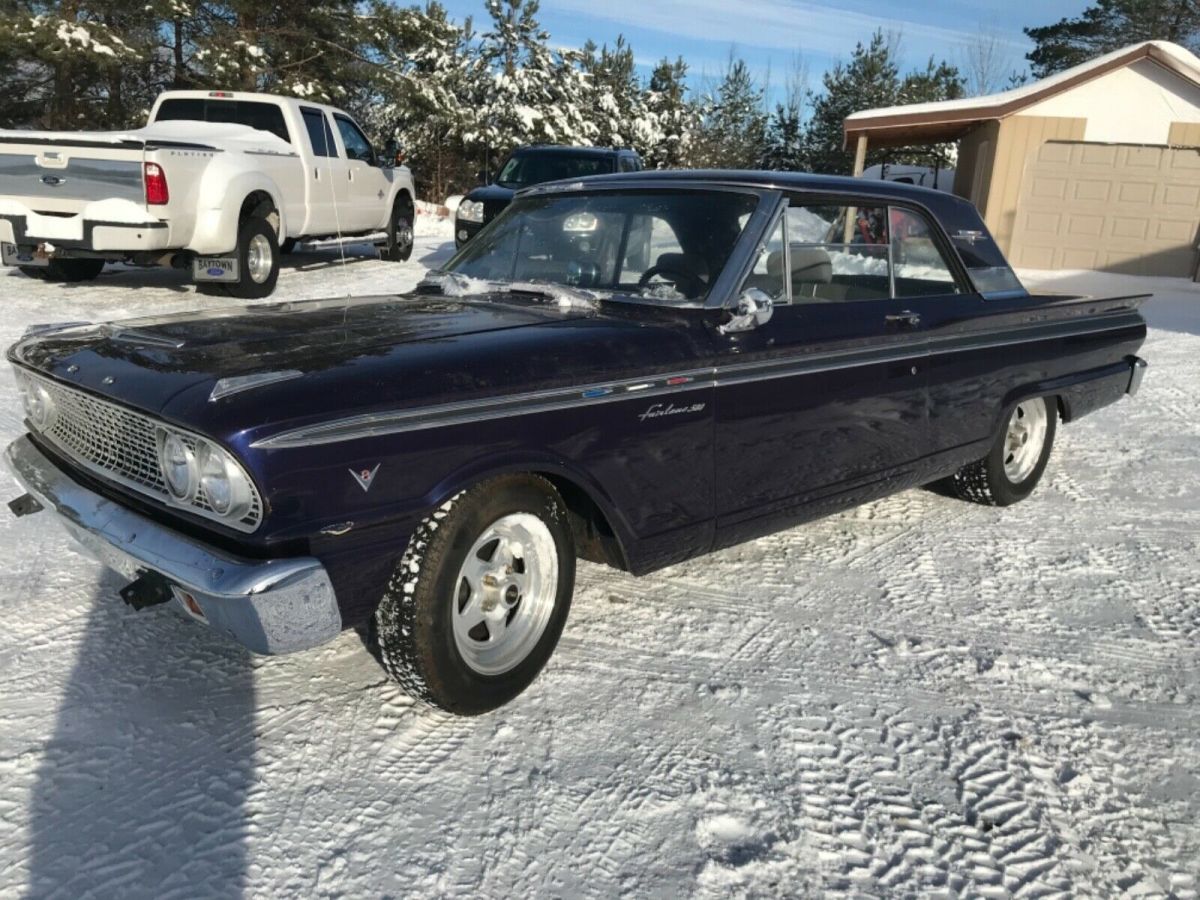 1963 ford fairlane crate motor 302 v8, sport coupe, solid body, automatic c4