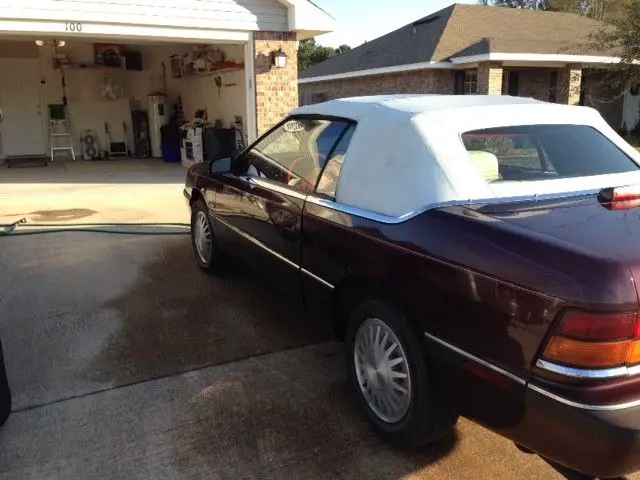 1993 chrysler lebaron lx convertible