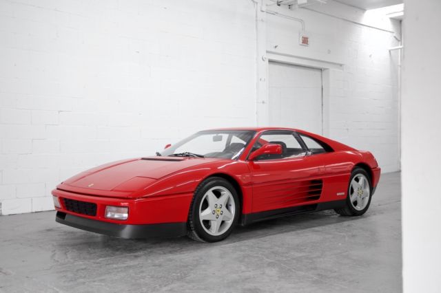 1989 ferrari 348 tb euro-spec 23,962 miles 2 owners rosso corsa