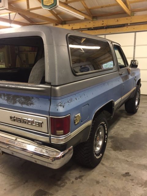 ~~~ no reserve 1987 k5 chevrolet blazer awesome patina 4x4 c10 no reserve ~~~