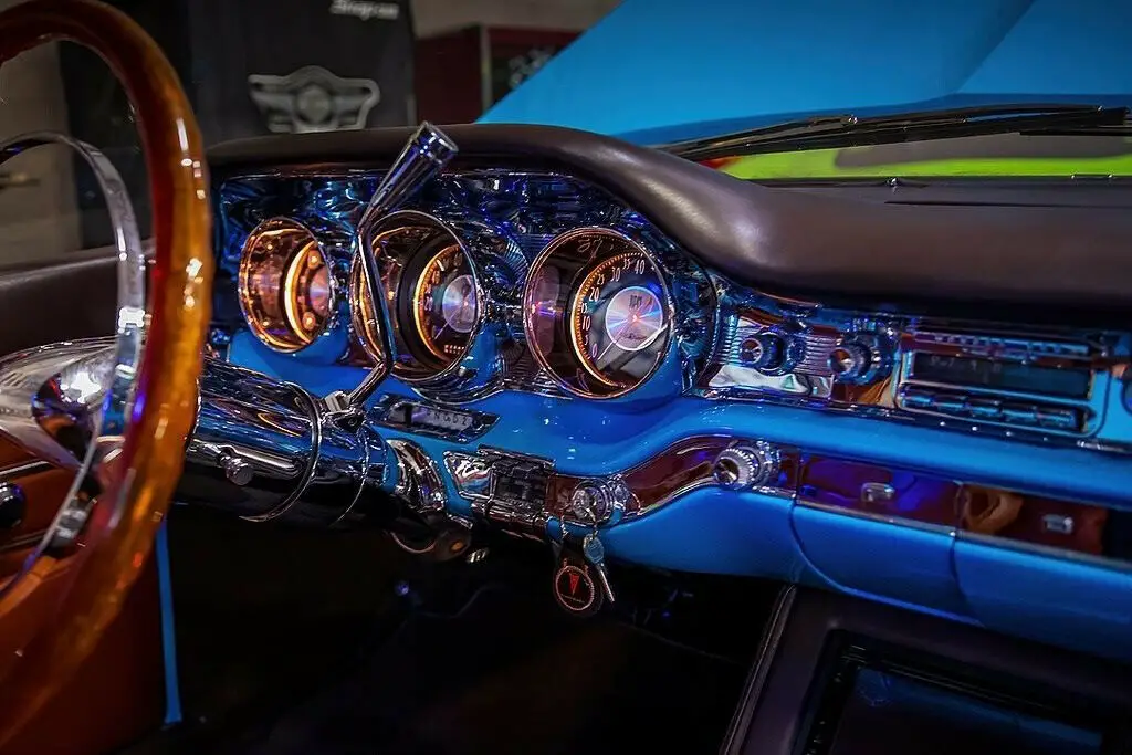 1959 pontiac bonneville coupe 495hp new gm hot cam auto a/c kenwood nav bu cam